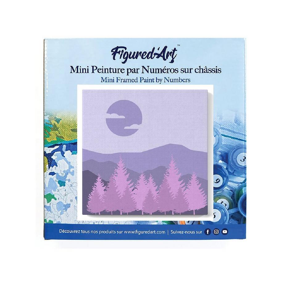 Figured'Art Malen nach Zahlen Tannenwald 