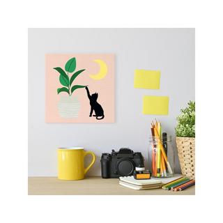 Figured'Art Dipingere con i numeri Gattino e pianta al chiaro di luna 