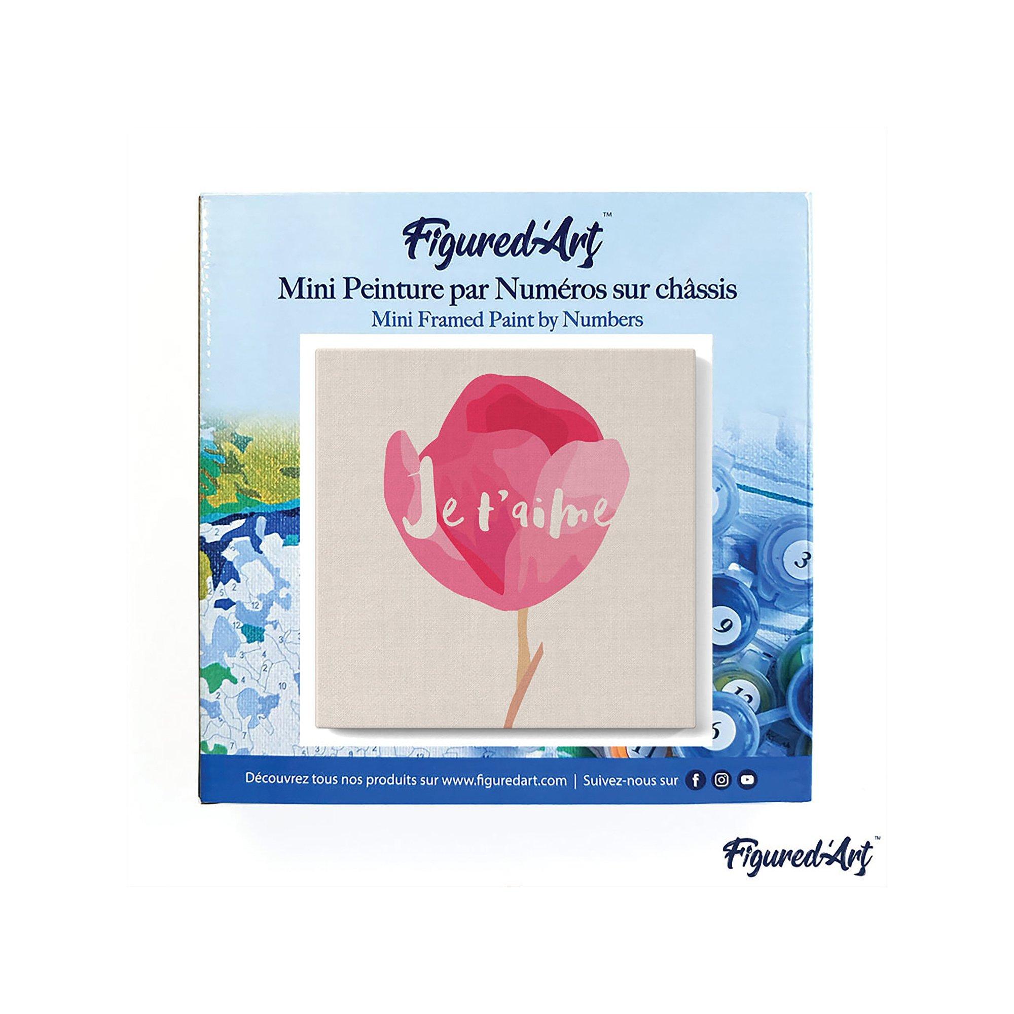 Figured'Art Peinture par numéros Je t'aime 