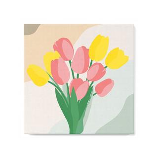 Figured'Art Peinture par numéros bouquet de tulipes 