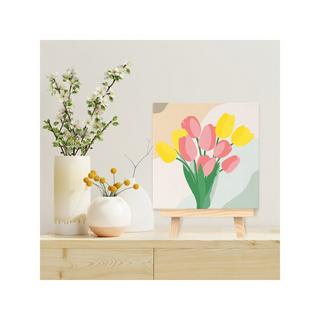 Figured'Art Peinture par numéros bouquet de tulipes 