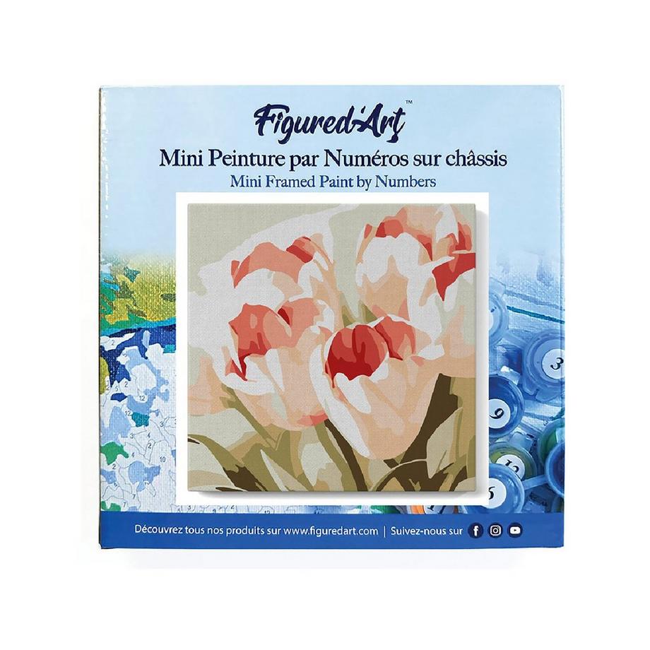 Figured'Art Dipingere con i numeri Fiore di tulipano 