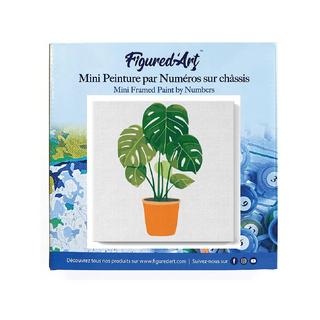 Figured'Art Dipingere con i numeri Pianta verde in vaso 