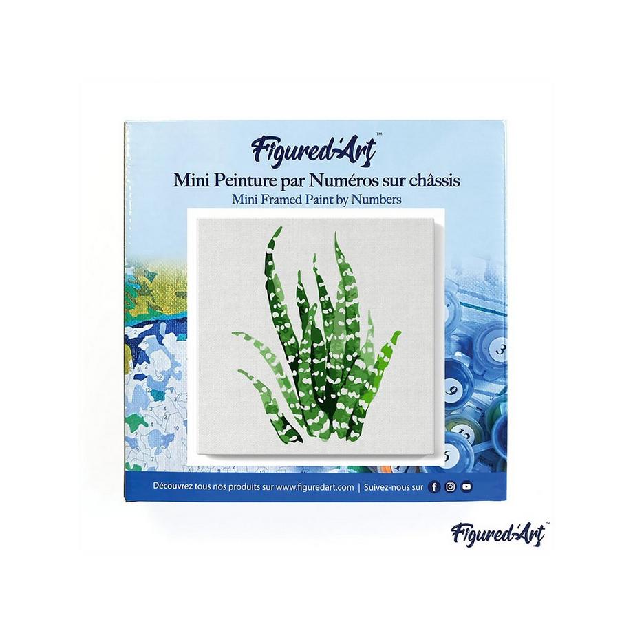 Figured'Art Dipingere con i numeri pianta di aloe 