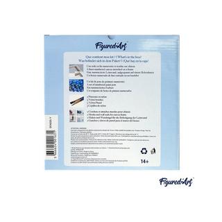 Figured'Art Dipingere con i numeri Uccello sul ramo del fiore 