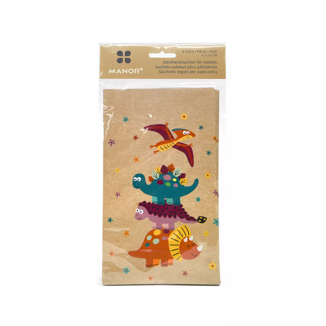 Manor Pastry Gift Bag Multicolor 12x21cm