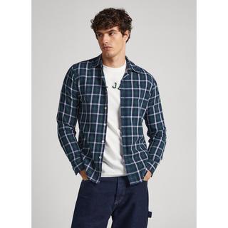 Pepe Jeans London Clems Chemise Carreaux Manches Longues  