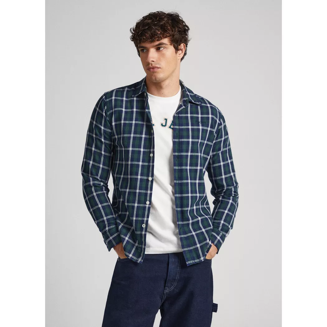 Pepe Jeans London - Hemd, langarm, für Herren, Multicolor, Größe XXL
