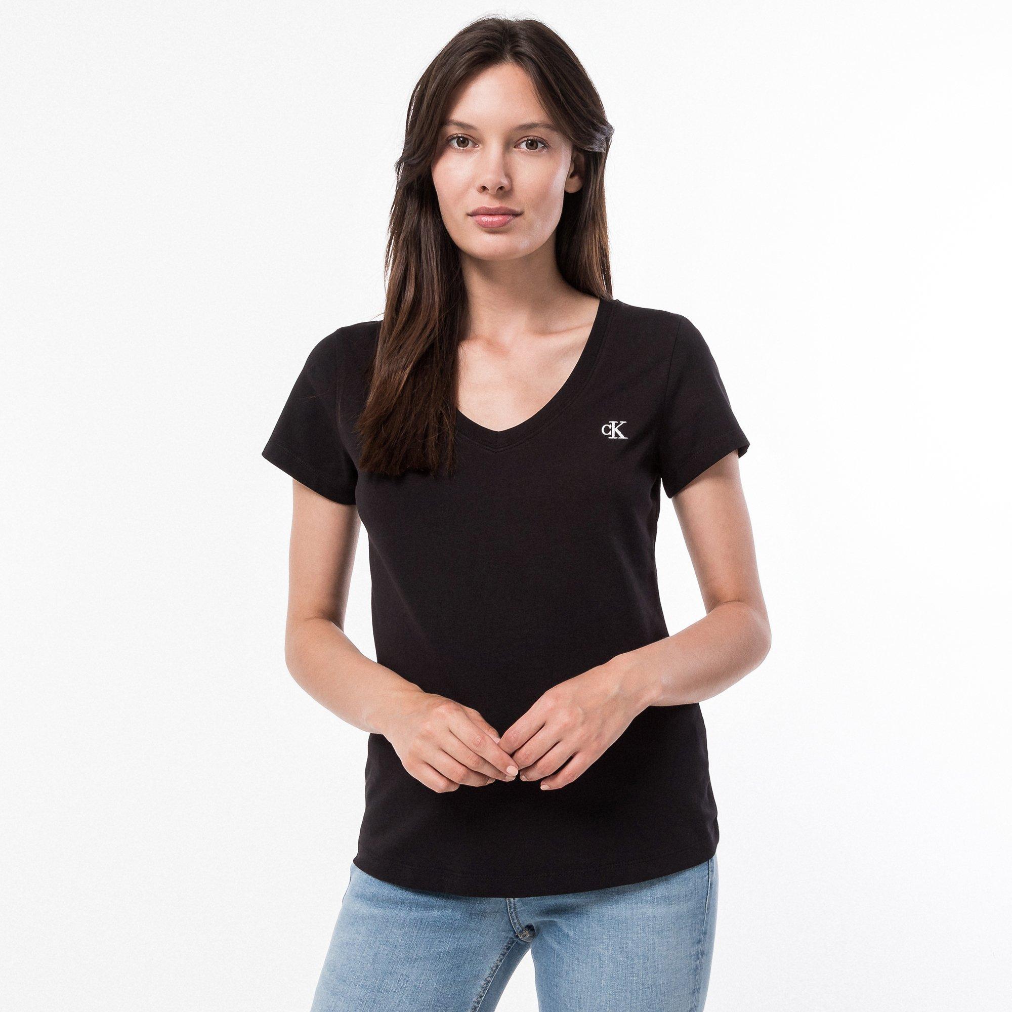 Calvin Klein Jeans Kurzarm V-Ausschnitt T-Shirt  