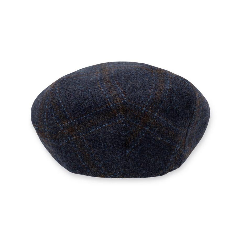 Manor Man Berretto Piatto a Quadri  