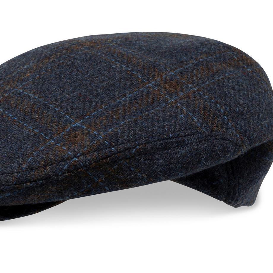 Manor Man Berretto Piatto a Quadri  