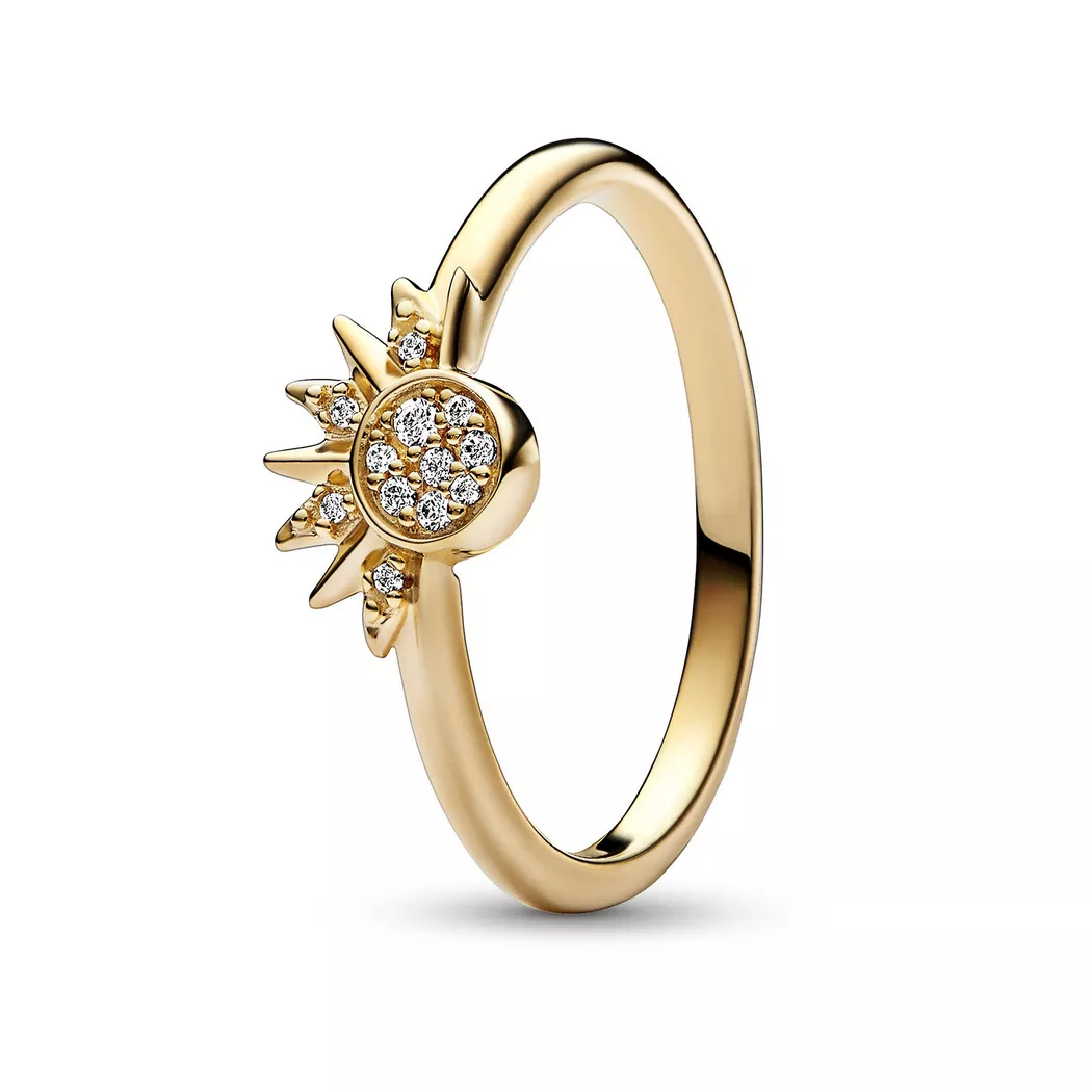 Pandora - Ring,  Moments, 56, Goldfarben 3