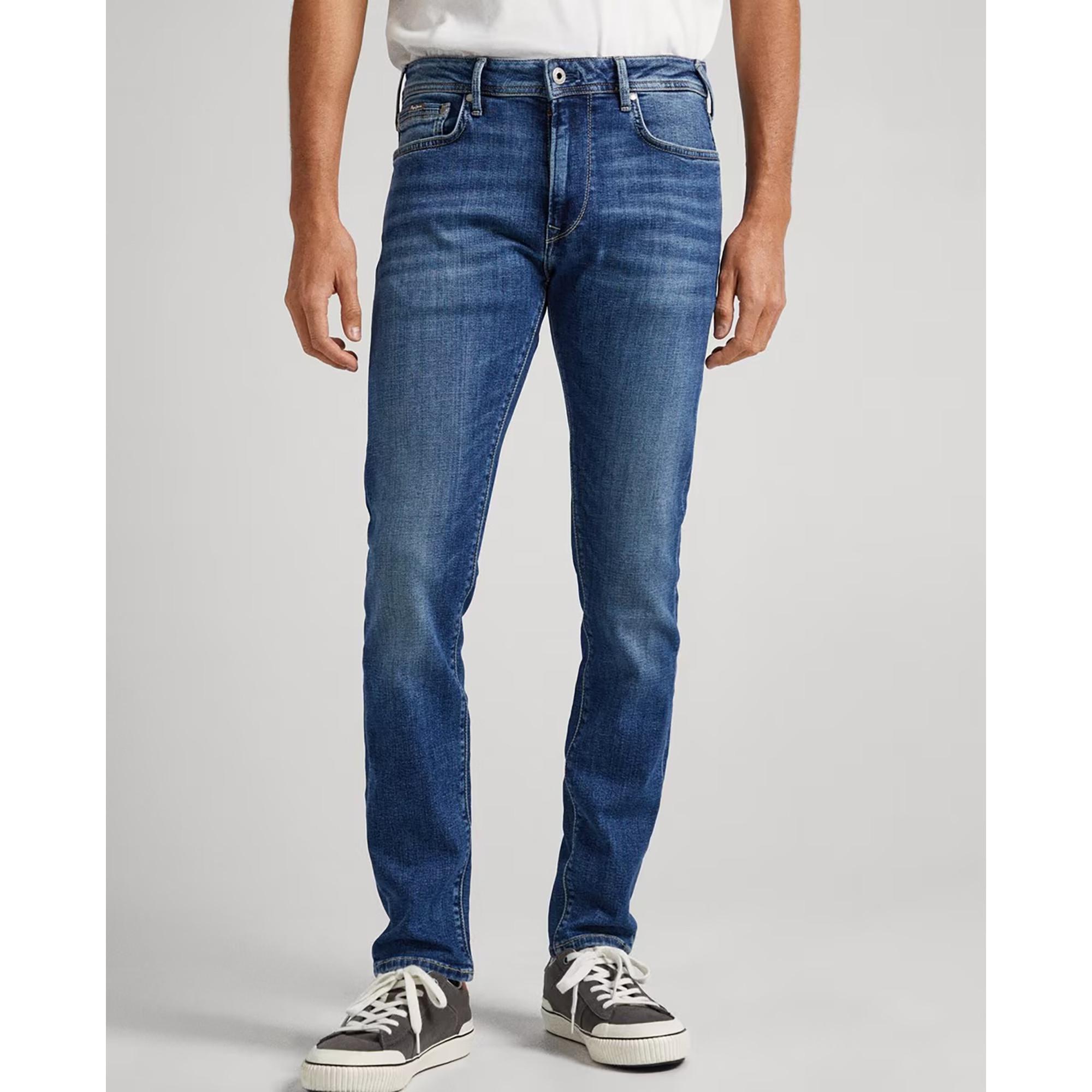 Image of Jeans, Slim Fit Herren Blau L34/W33