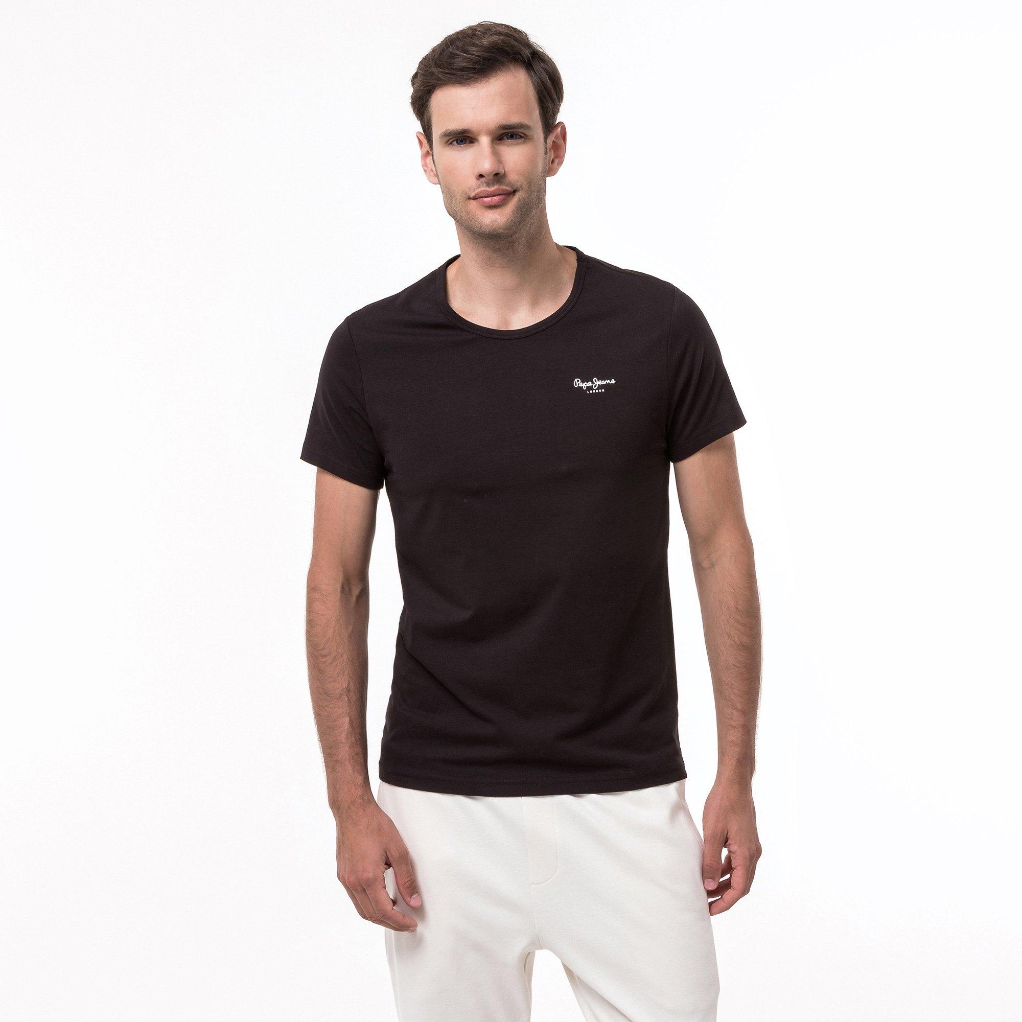 Image of Duopack, T-shirts, Kurzarm Herren Black L