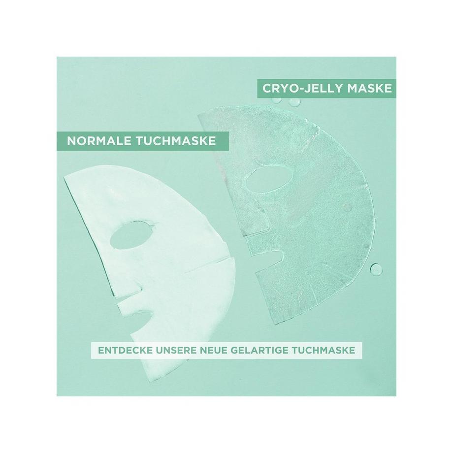 GARNIER  SkinActive Hyaluron Cryo Jelly Maschera di tessuto gel anti-fatica viso 