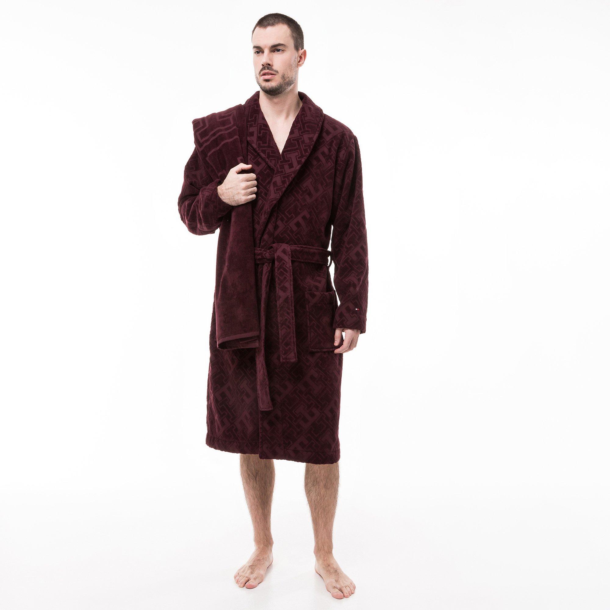 Image of Morgenmantel Herren Rot M