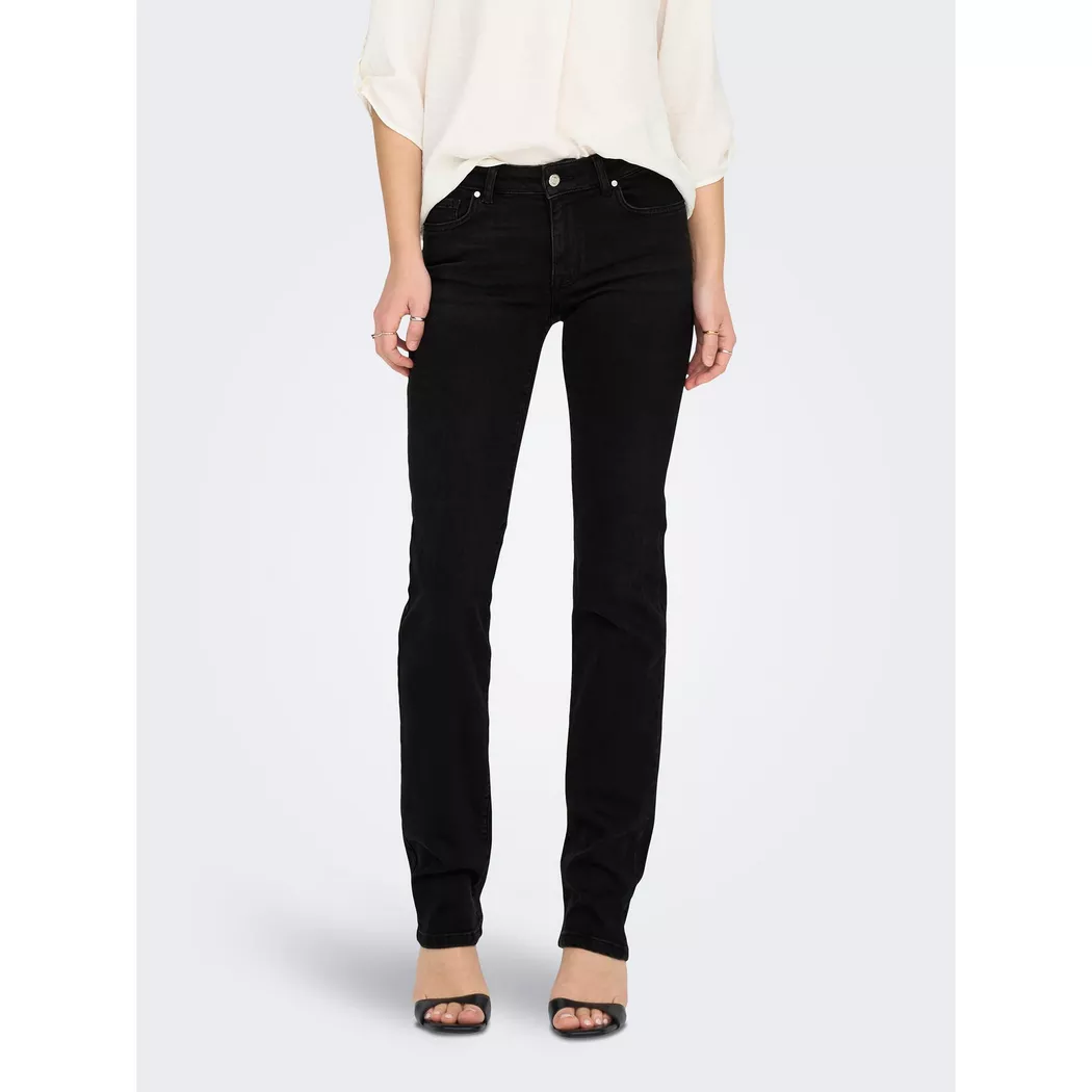 Only - Jeans, für Damen, Schwarz Leicht, Größe W26/L32