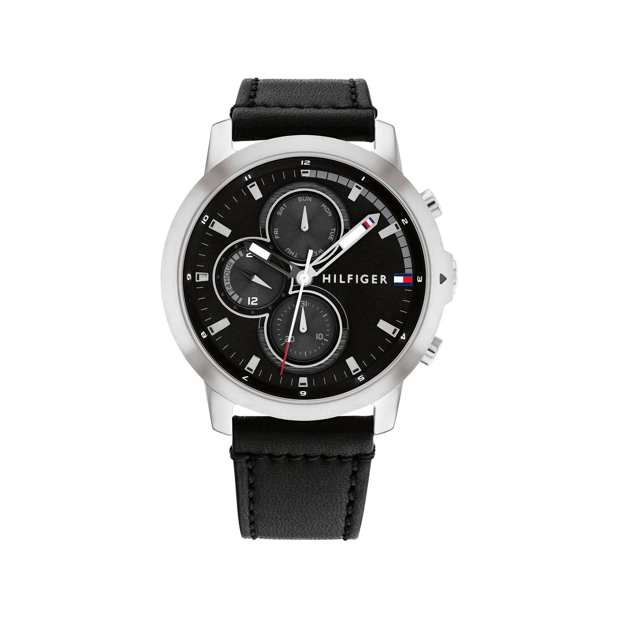 Image of Chronograph Uhr Herren Black 46mm