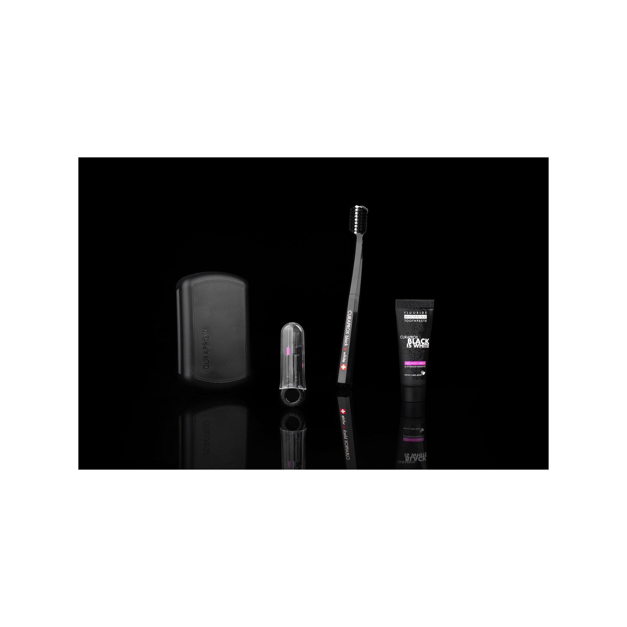 CURAPROX  Set de voyage Black is white 