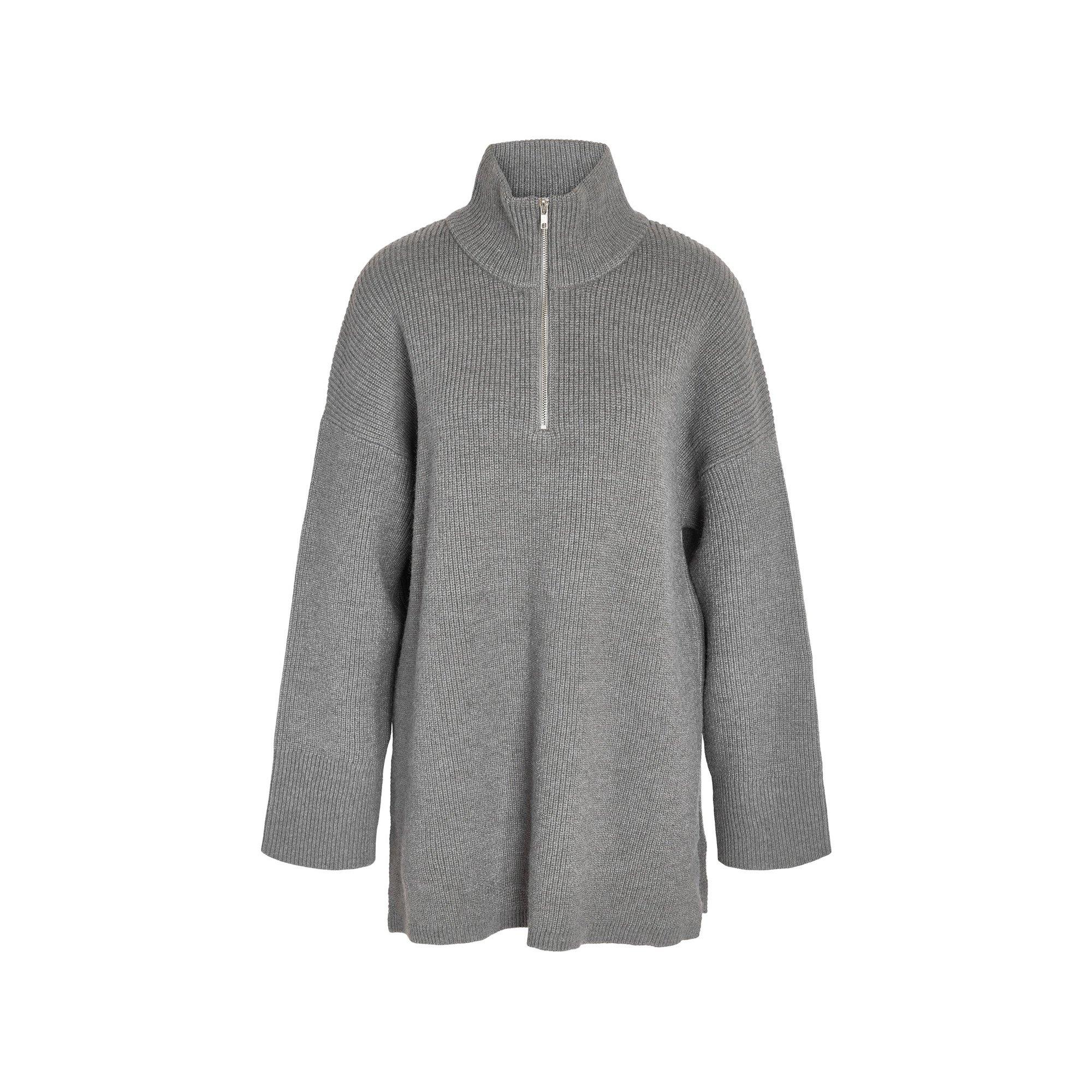 Image of Kleid Damen Grau Melange L