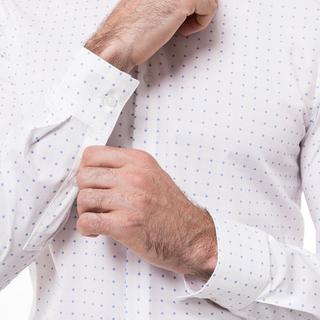 CALVIN KLEIN Hemden POPLIN STRETCH PRINT SLIM SHIRT Camicia a maniche lunghe 