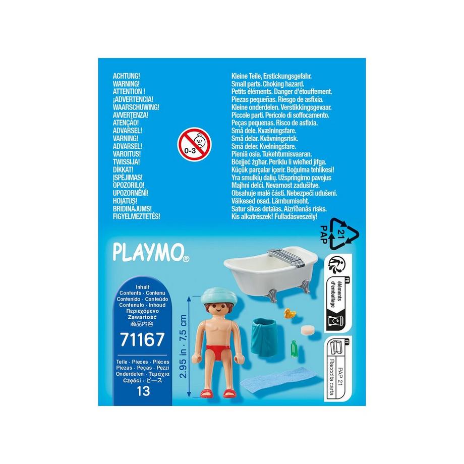 Playmobil  71167 Homme dans la baignoire 