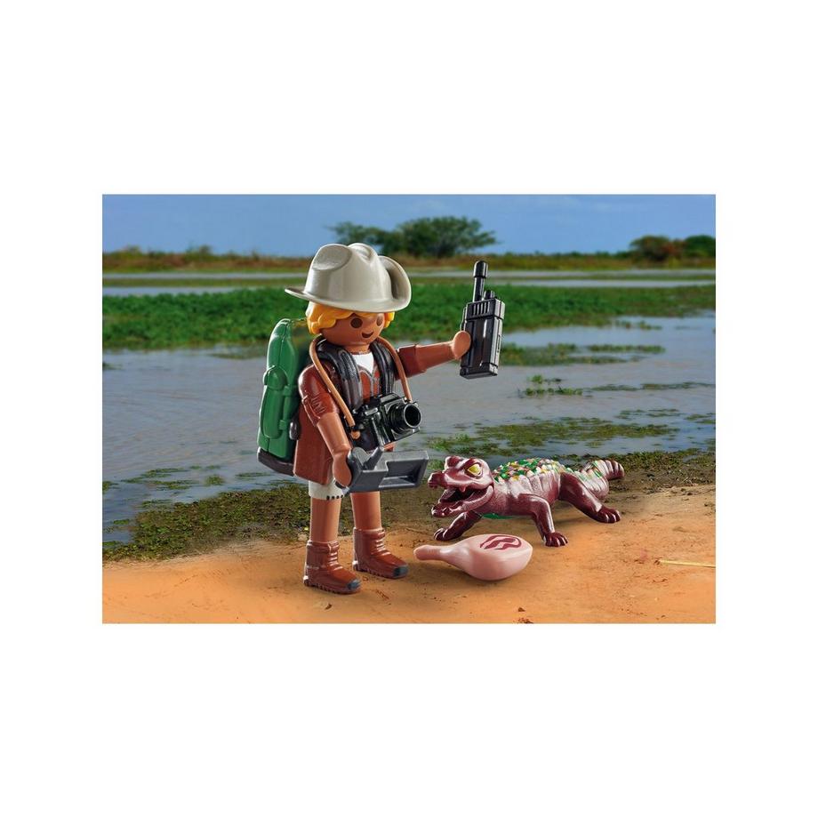 Playmobil  71168 Forscher mit jungem Kaiman 