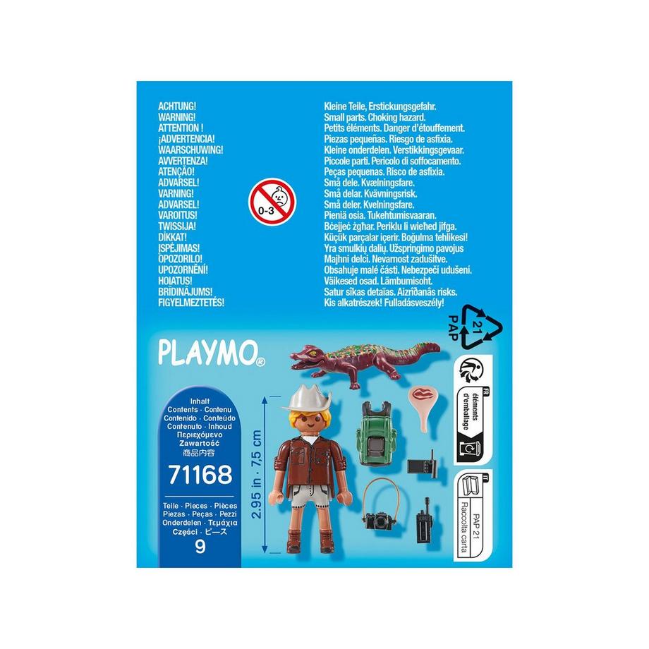 Playmobil  71168 Forscher mit jungem Kaiman 