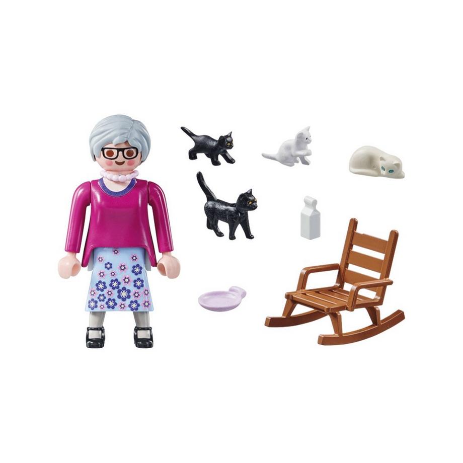 Playmobil  71172 Grand-mère avec des chats 
