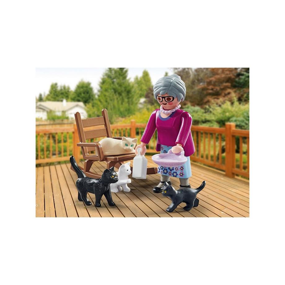 Playmobil  71172 Grand-mère avec des chats 