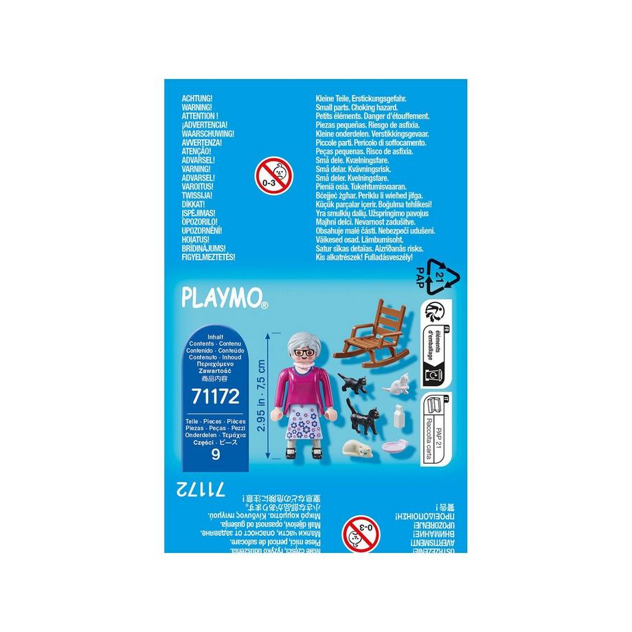 Playmobil  71172 Grand-mère avec des chats 