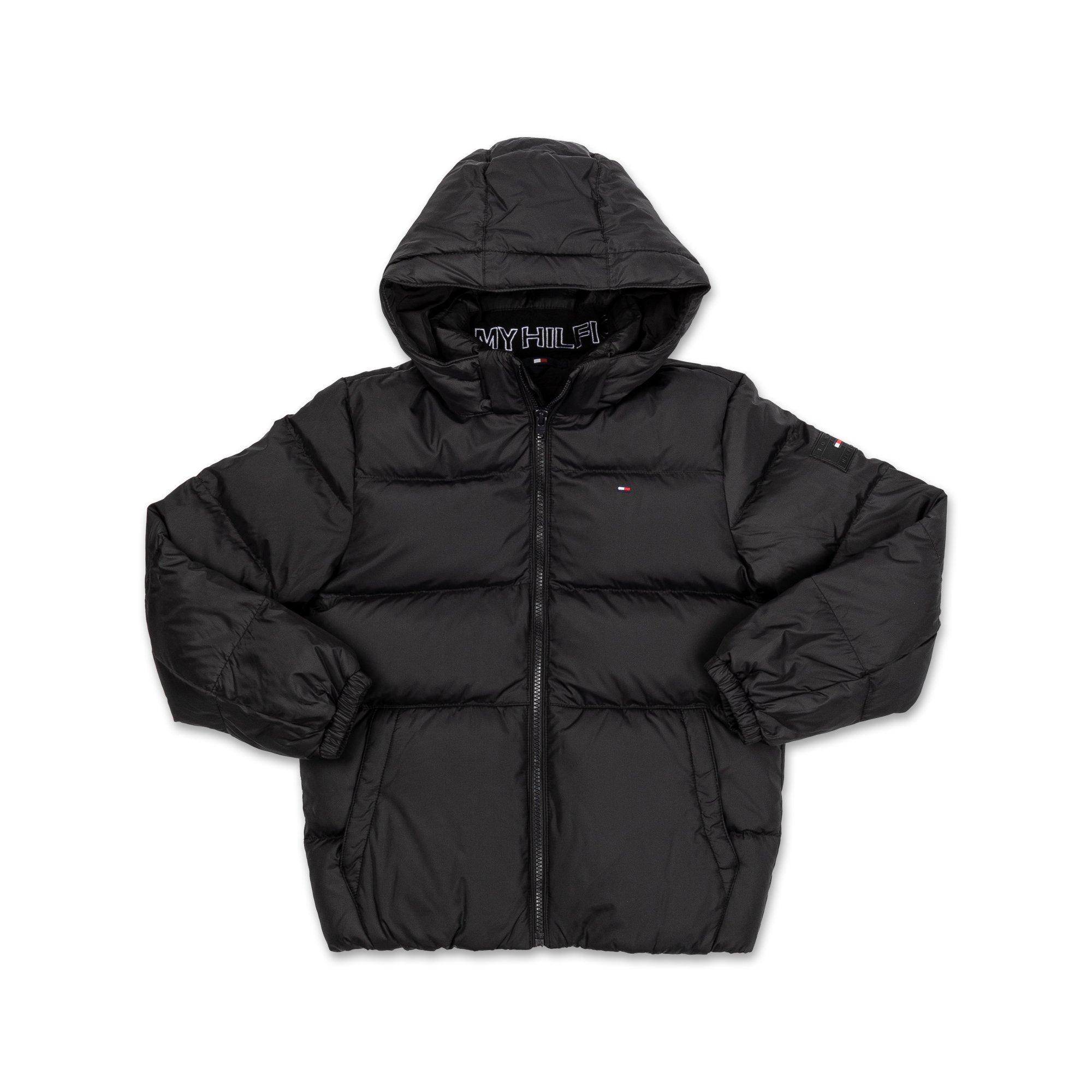 Image of Daunenjacke Mit Kapuze Jungen Black 10A