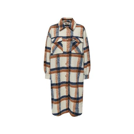 ONLY Lange karierte Shacket  