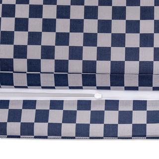 Manor Meolo Housse de Couette à Carreaux  