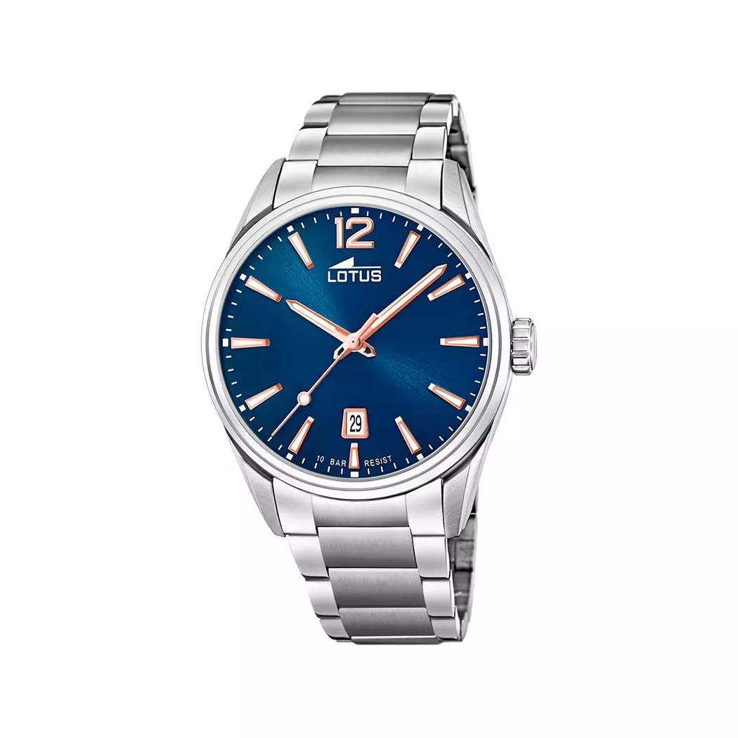 Lotus Minimalist Montre Analogique Argent 42mm 2