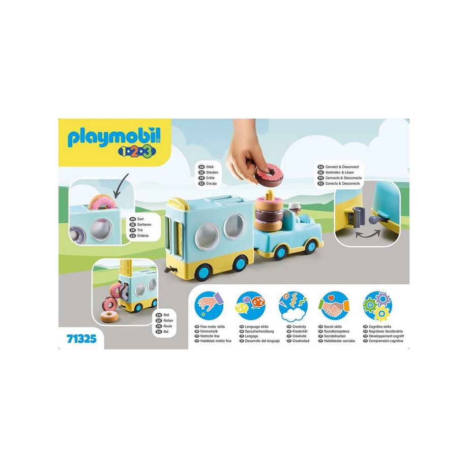 Playmobil  71325 Verrückter Donut Truck mit Stapel- und Sortierfunktion  