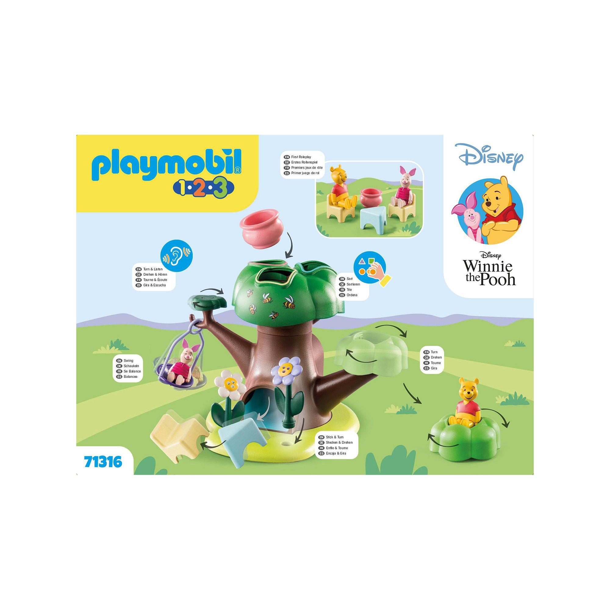 Playmobil  71316 1.2.3 Winnie et Porcinet Cabane dans l'arbre 