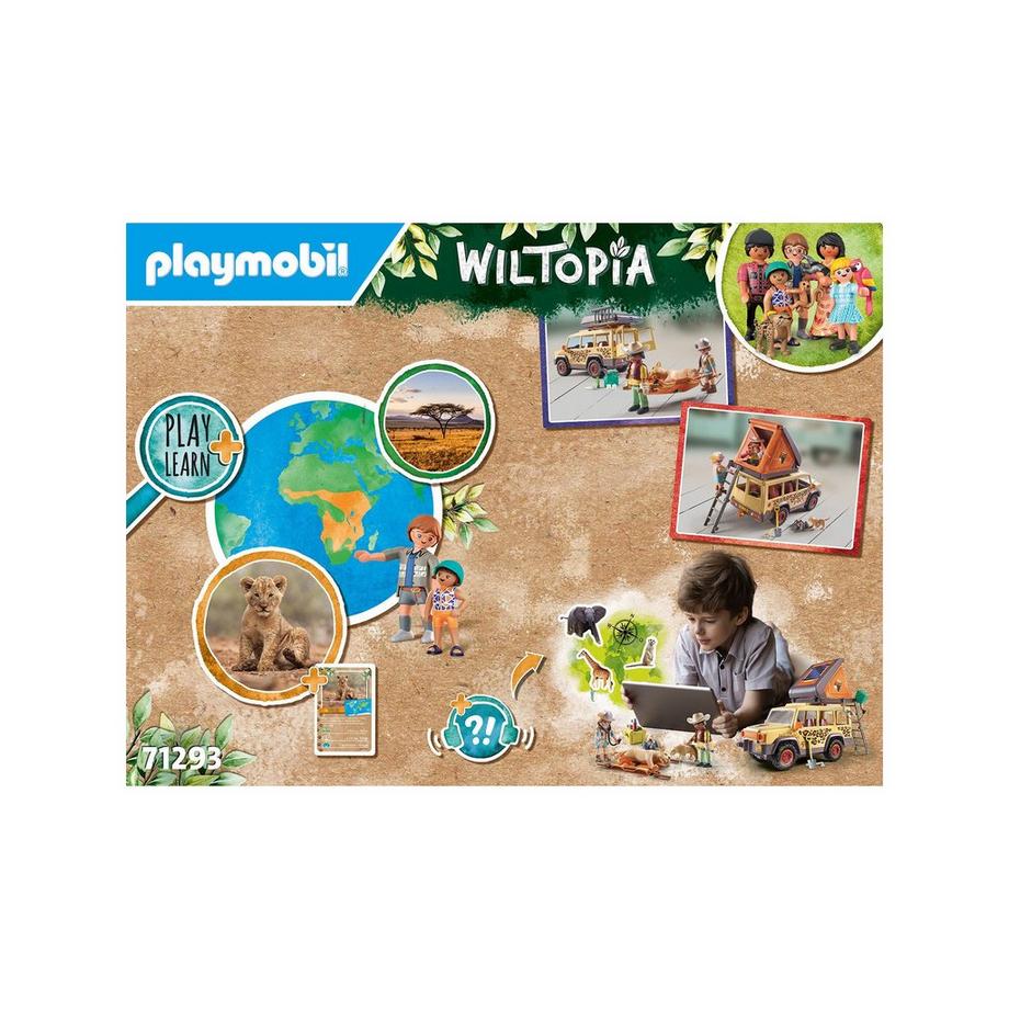 Playmobil  71293 Wiltopia - Con il fuoristrada con i leoni 