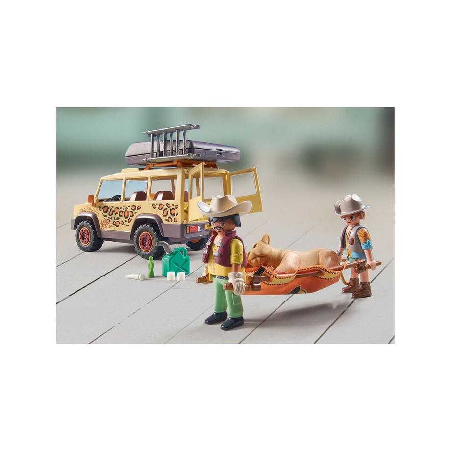 Playmobil  71293 Wiltopia - Con il fuoristrada con i leoni 