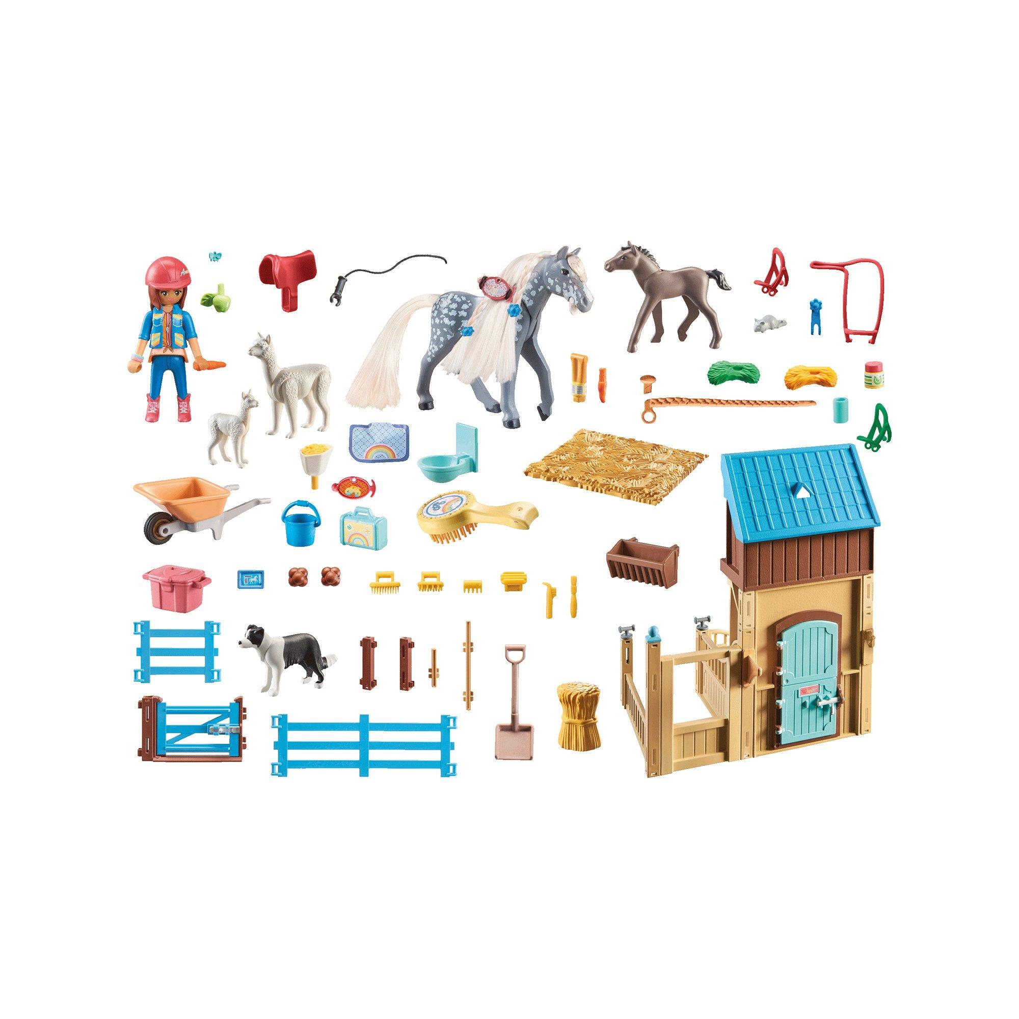 Playmobil  71353 Horses of Waterfall - Amelia & Whisper avec box chevaux 