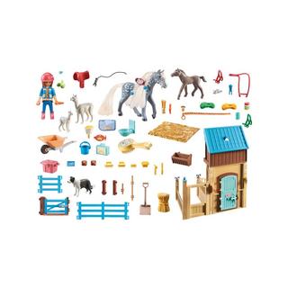 Playmobil  71353 Horses of Waterfall - Amelia & Whisper avec box chevaux 