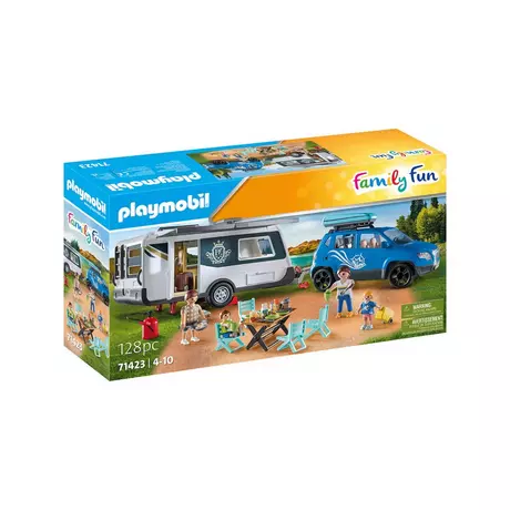 PLAYMOBIL Family Fun Caravane et vacanciers - 70088