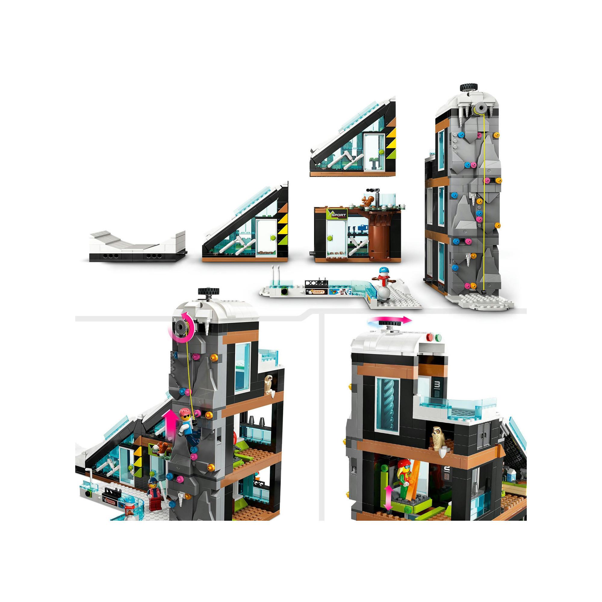 LEGO®  60366 Le complexe de ski et d’escalade 