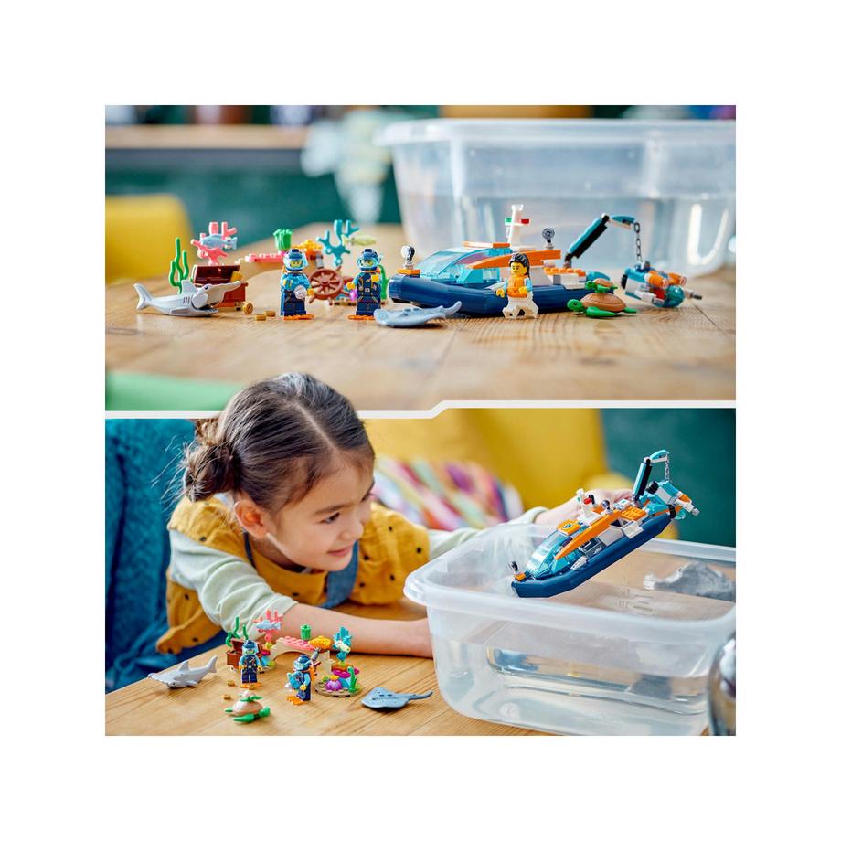 LEGO®  60377 Meeresforscher-Boot 