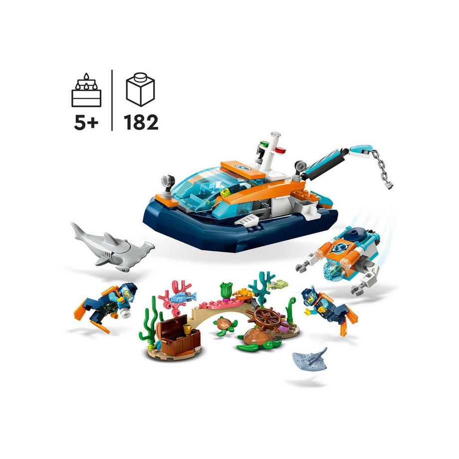 LEGO®  60377 Meeresforscher-Boot 