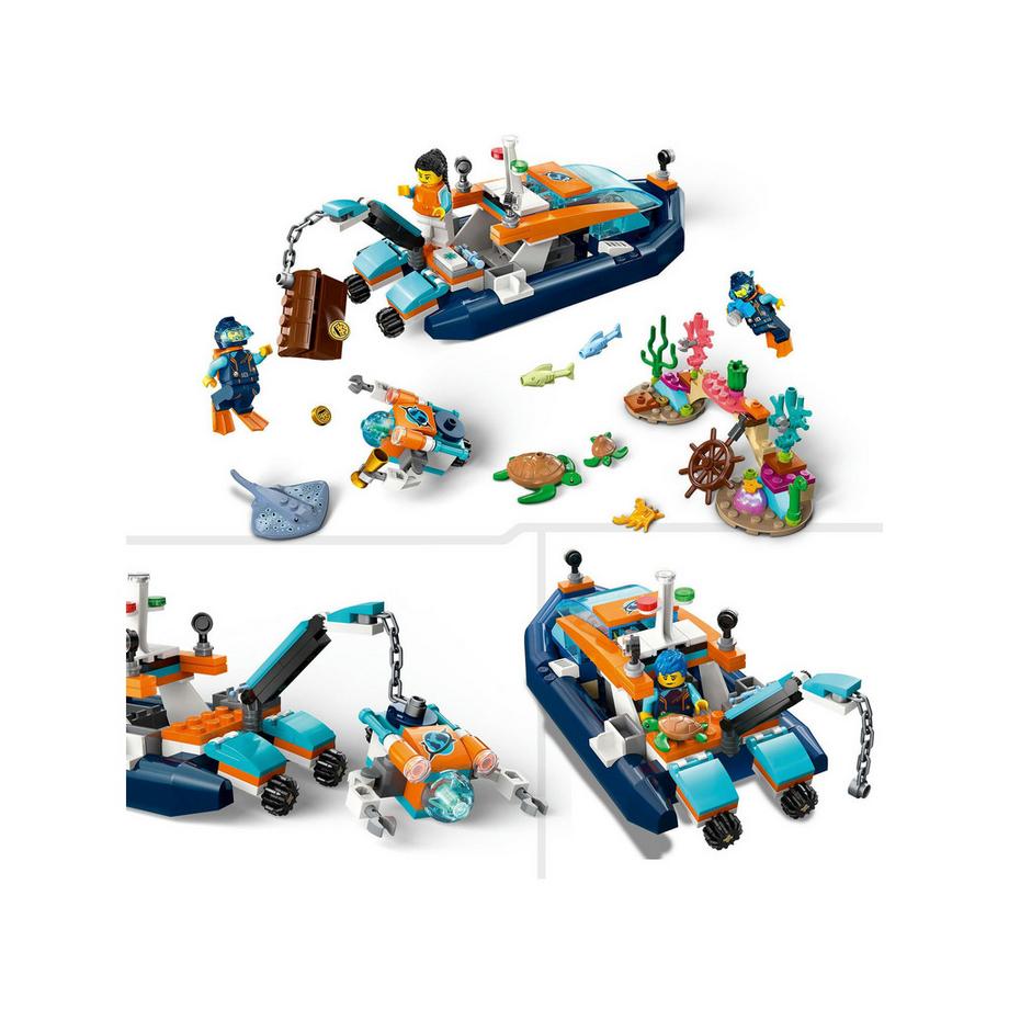 LEGO®  60377 Meeresforscher-Boot 