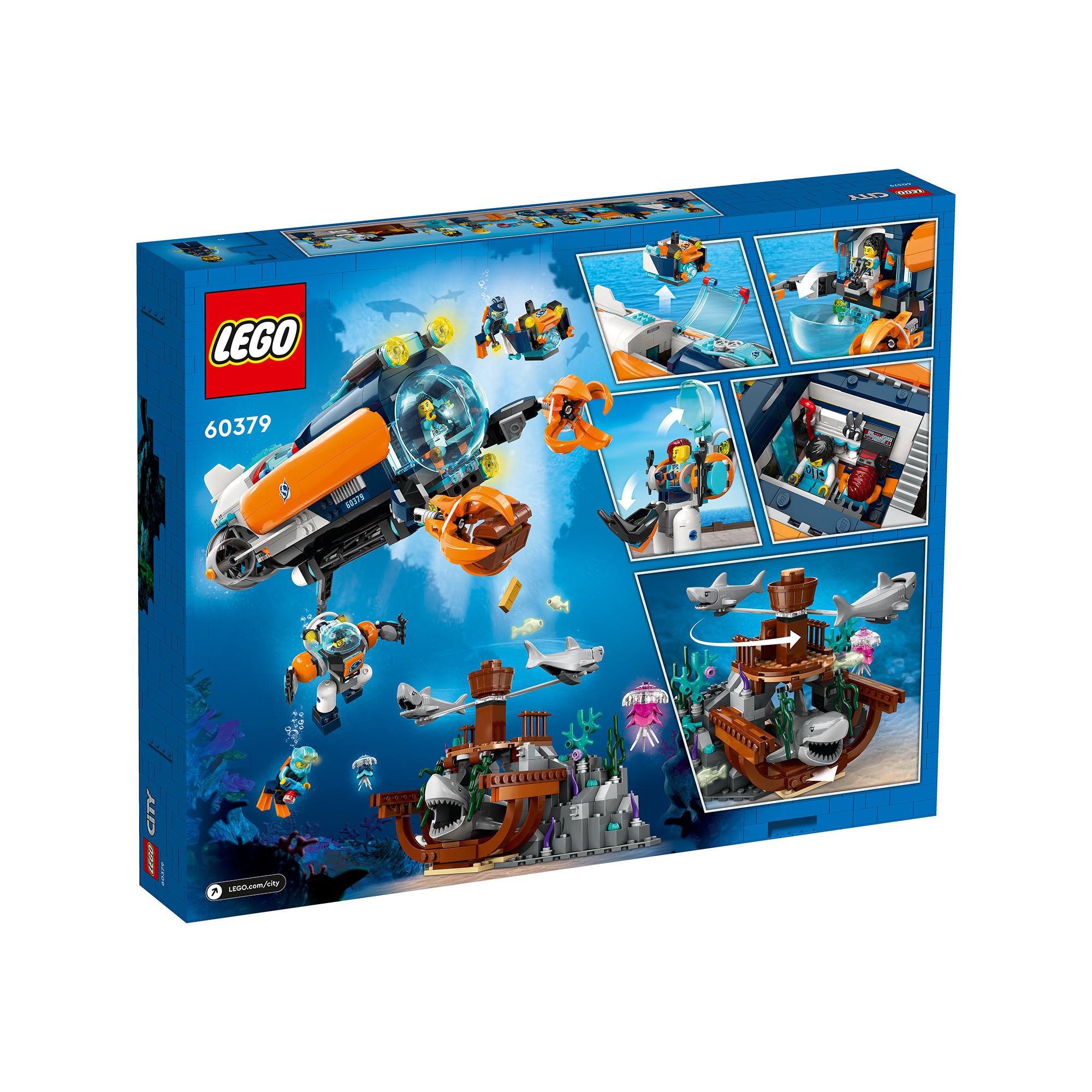 LEGO®  60379 Le sous-marin d’exploration en eaux profondes 