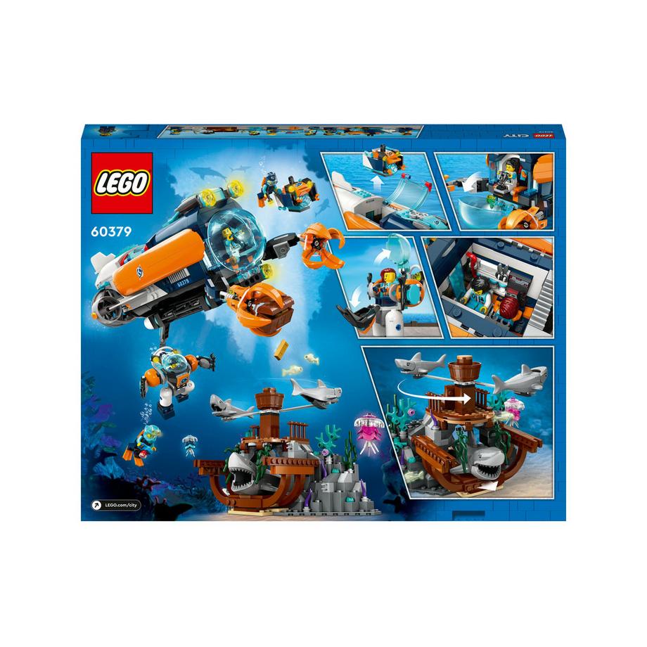 LEGO®  60379 Sottomarino per esplorazioni abissali 