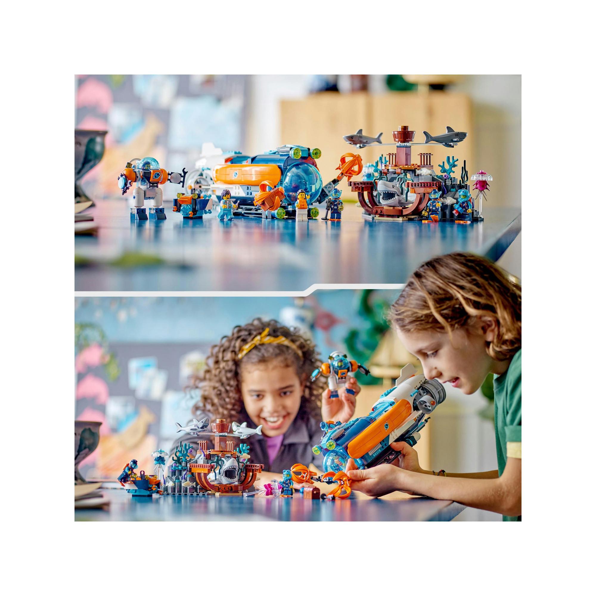 LEGO®  60379 Le sous-marin d’exploration en eaux profondes 