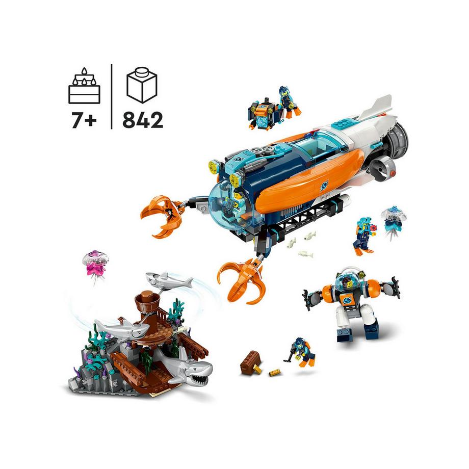 LEGO®  60379 Sottomarino per esplorazioni abissali 